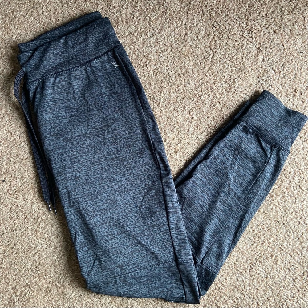 Danskin Thermal Slim Joggers Drawstring Elastic Waistband
